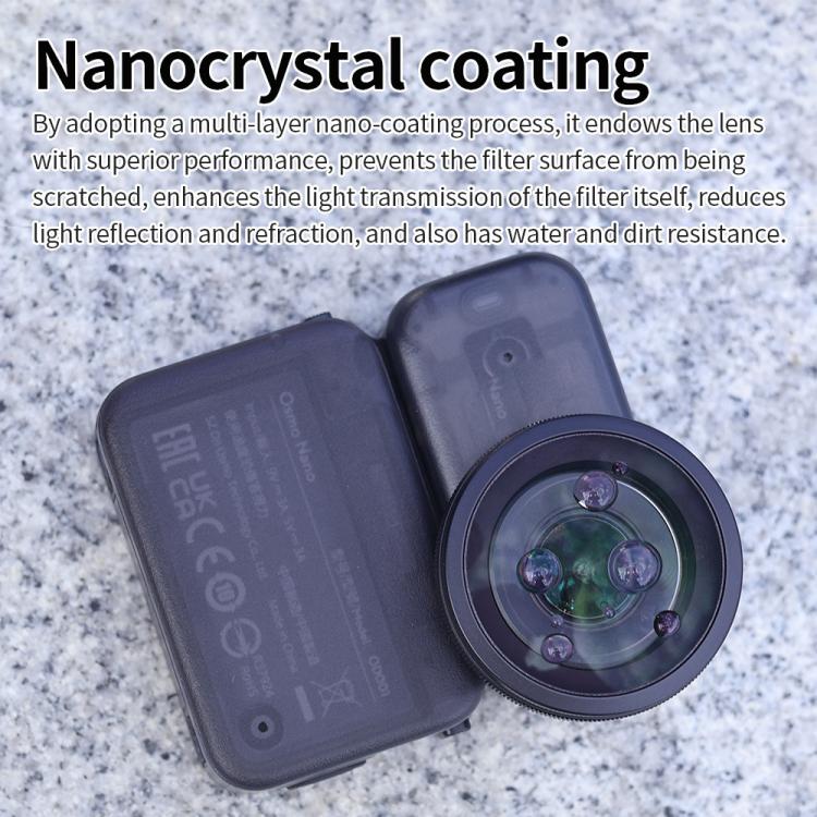 Filtro de lente Osmo Nano JSR, filtro mixto ancho 9 en 1 para DJI Osmo — imagen 7