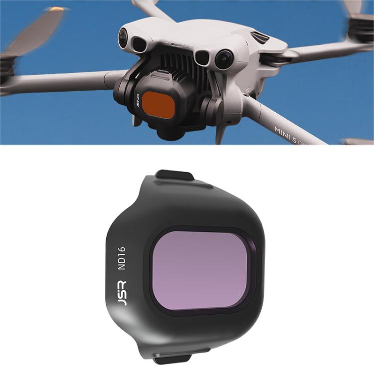 Filtro de lente de cámara para dron JSR CB Serie con clip, filtro: ND16 para DJI Mini 5 Pro
