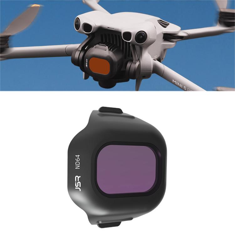 Filtro de lente de cámara para dron JSR CB Serie con clip, filtro: ND64 para DJI Mini 5 Pro