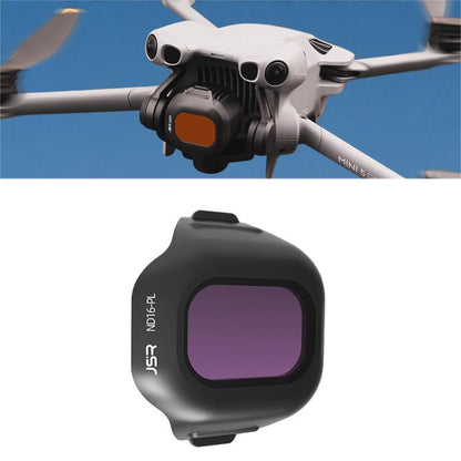 Filtro de lente de cámara para dron JSR CB Serie con clip, filtro: ND16PL para DJI Mini 5 Pro