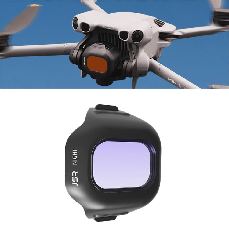 Filtro de lente de cámara para dron JSR CB Serie con clip, filtro: NOCTURNO para DJI Mini 5 Pro