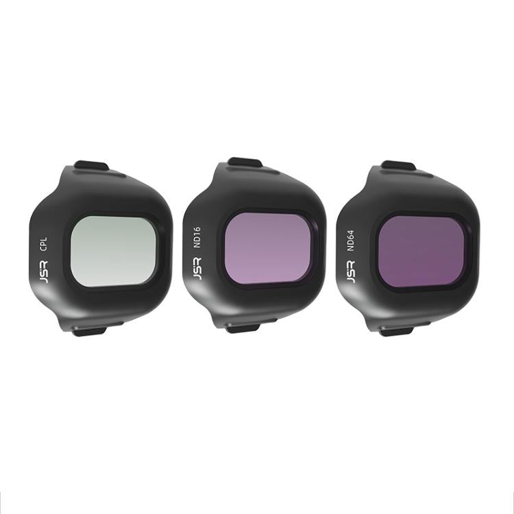 Filtro de lente de cámara para dron JSR CB Serie con clip, filtro: 3 en 1 CPL ND16/64 para DJI Mini 5 Pro