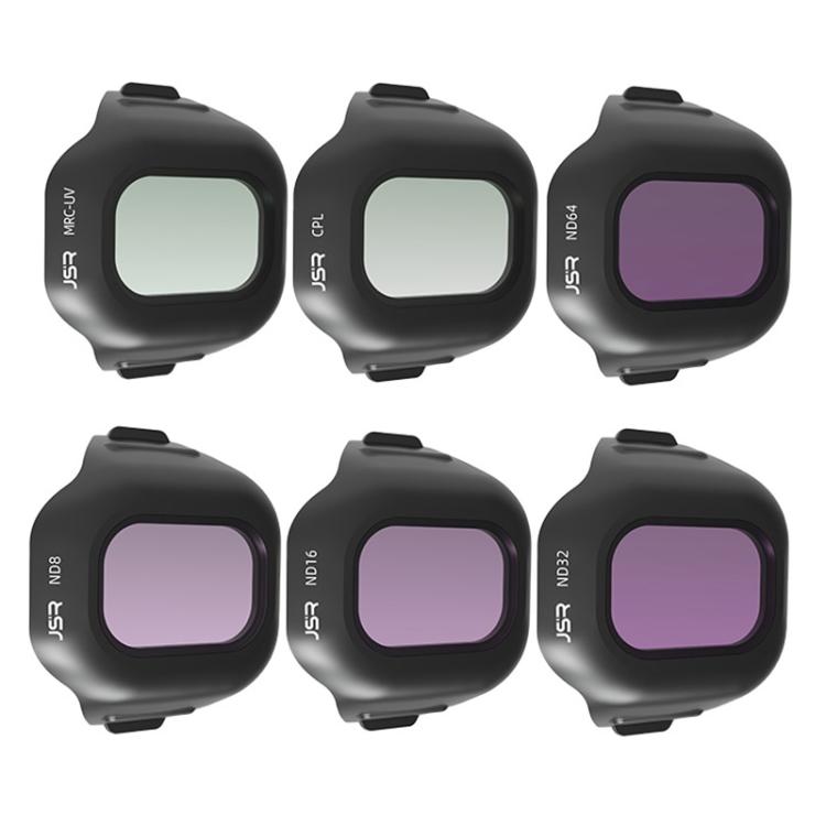 Filtro de lente de cámara para dron JSR CB Serie con clip, filtro 6 en 1 ND8-64 UV CPL para DJI Mini 5 Pro