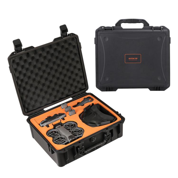 Estuche rígido de viaje impermeable y a prueba de golpes Sunnylife, Tipo: Motion Fly More Combo para DJI Neo (Negro)