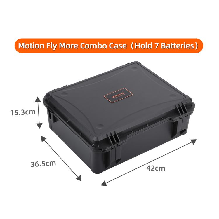 Estuche rígido de viaje impermeable y a prueba de golpes Sunnylife, Tipo: Motion Fly More Combo para DJI Neo (Negro) — image…