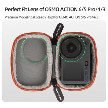 Estuche de almacenamiento portátil Sunnylife para DJI Osmo Action 6 (naranja) — imagen 5