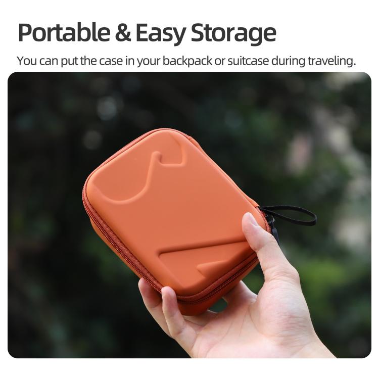 Estuche de almacenamiento portátil Sunnylife para DJI Osmo Action 6 (naranja) — imagen 6