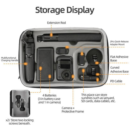 Estuche de almacenamiento portátil Sunnylife para DJI Osmo Action 6 (negro) — imagen 4