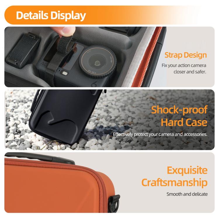 Estuche de almacenamiento portátil Sunnylife para DJI Osmo Action 6 (negro) — imagen 7