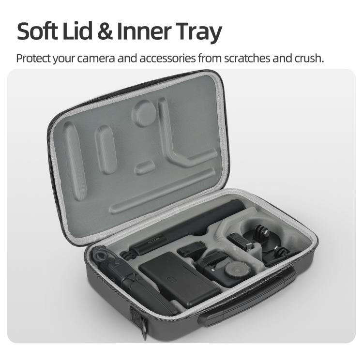 Estuche de almacenamiento portátil Sunnylife para DJI Osmo Action 6 (naranja) — imagen 5