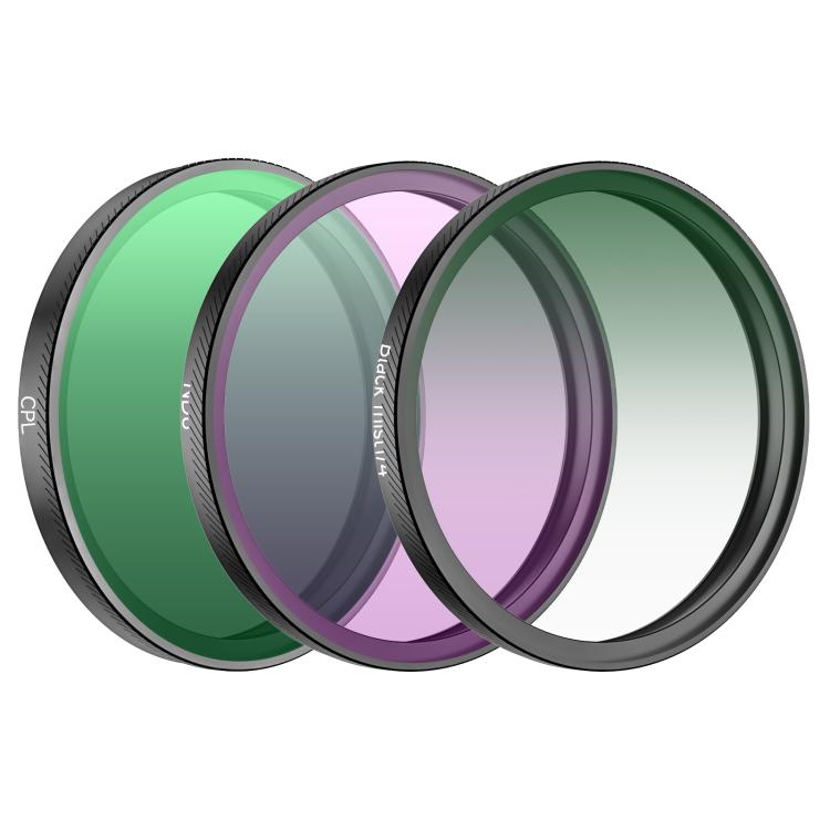 Filtro de lente para cámara Sunnylife, filtro: 3 en 1 luz y sombra para DJI Osmo Action 6