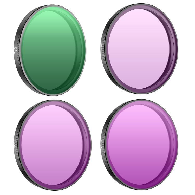 Filtro de lente para cámara Sunnylife, filtro mixto 4 en 1 para DJI Osmo Action 6