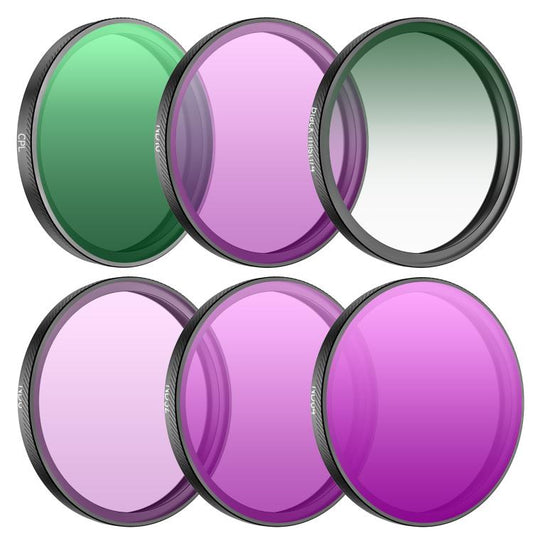 Filtro de lente para cámara Sunnylife, filtro mixto 6 en 1 para DJI Osmo Action 6