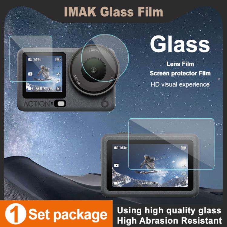 Película de vidrio templado imak para DJI Osmo Action 6 — imagen 3