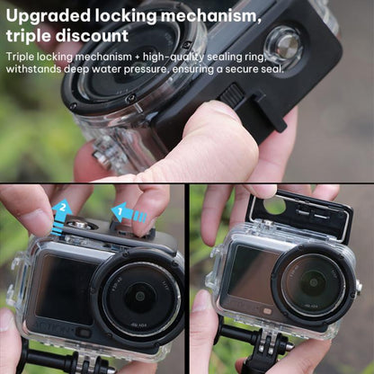 Carcasa de buceo sellada, impermeable y sumergible de 60 m para DJI Osmo Action 6 — imagen 6