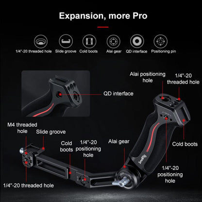 Kit de montaje con asa y eslinga para monitor / / SmallRig para DJI RSC 2 / RS 4 Pro / RS 3 Pro para DJI DJI RSC 2, DJI RS 4…