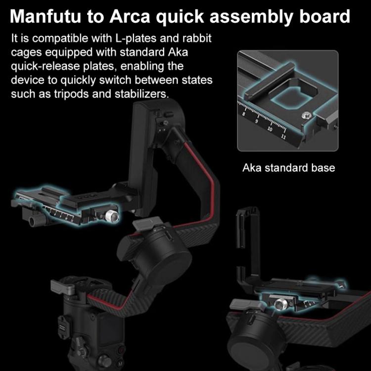 Placa de liberación rápida para DJI RSC 2 / RS 4 Pro / RS 3 Pro para DJI DJI RSC 2, DJI RS 4 Pro, DJI RS 3 Pro — imagen 6