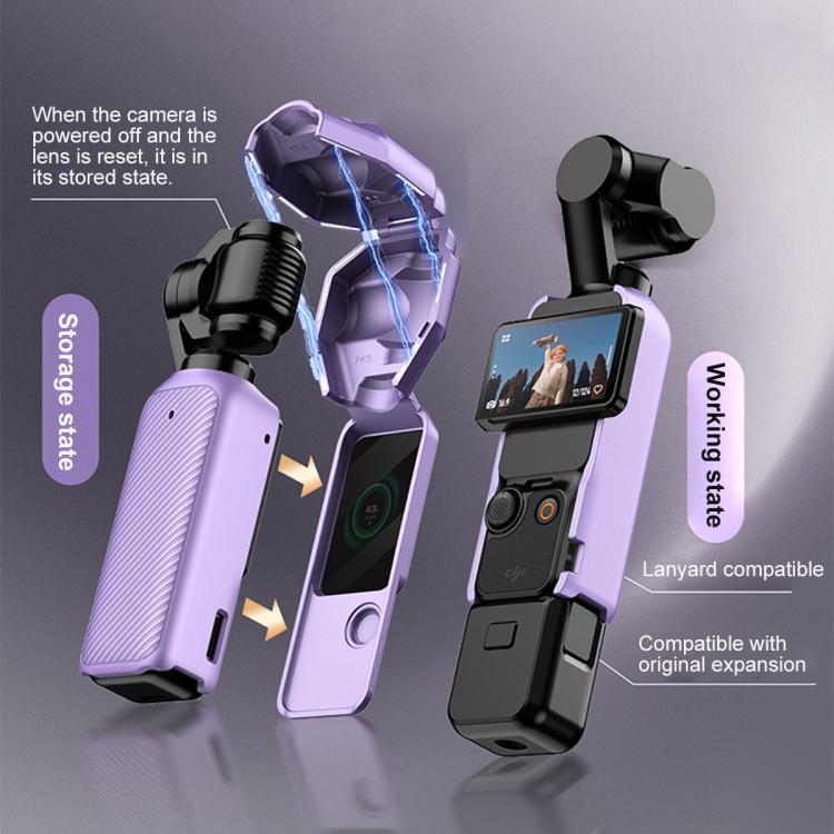 Funda protectora magnética completa para cámara y estabilizador GKK para DJI Osmo Pocket 3 (naranja) — imagen 5