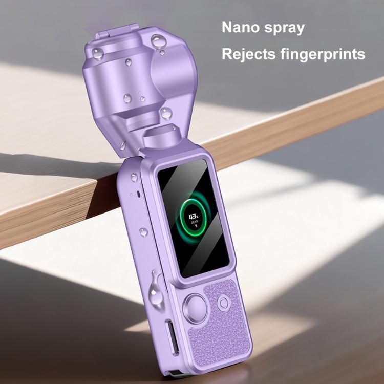Funda protectora magnética completa para cámara y estabilizador GKK para DJI Osmo Pocket 3 (morado) — imagen 8