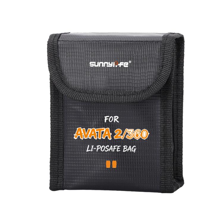 Bolsa de seguridad a prueba de explosiones para baterías Li-Po de / 360 Sunnylife. Cantidad: Para 2 baterías para DJI Avata 2
