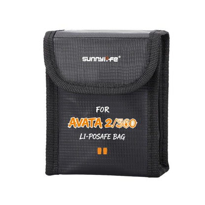Bolsa de seguridad a prueba de explosiones para baterías Li-Po de / 360 Sunnylife. Cantidad: Para 2 baterías para DJI Avata 2