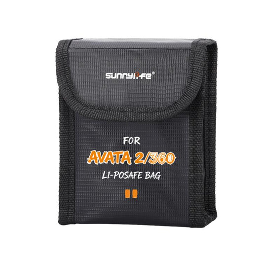 Bolsa de seguridad a prueba de explosiones para baterías Li-Po de / 360 Sunnylife. Cantidad: Para 2 baterías para DJI Avata 2