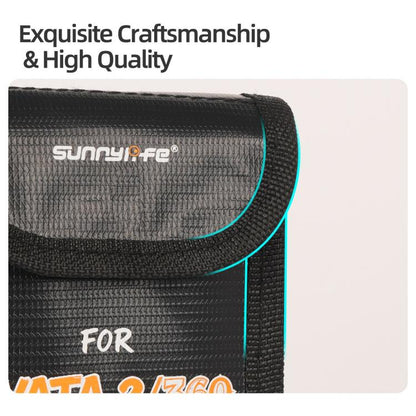 Bolsa de seguridad a prueba de explosiones para baterías Li-Po de / 360 Sunnylife. Cantidad: Para 2 baterías para DJI Avata…