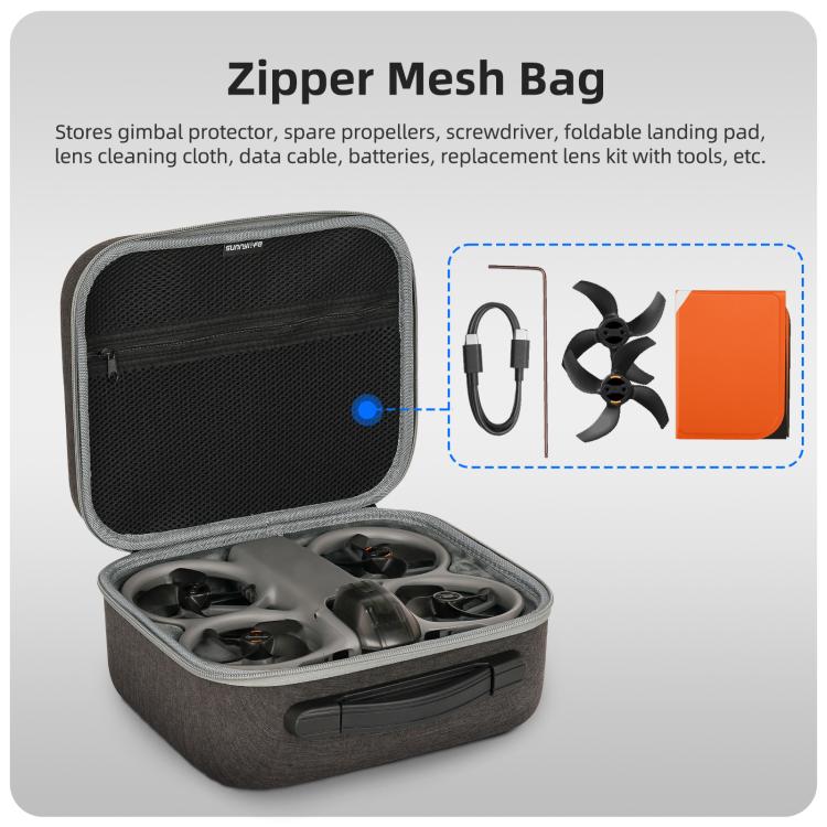 Bolsa de transporte rígida Sunnylife, con capacidad para 6 baterías para DJI Avata — imagen 16
