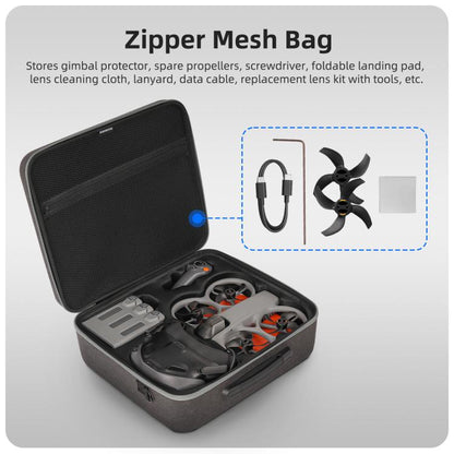 Bolsa de transporte rígida Sunnylife, con capacidad para 6 baterías para DJI Avata — imagen 7