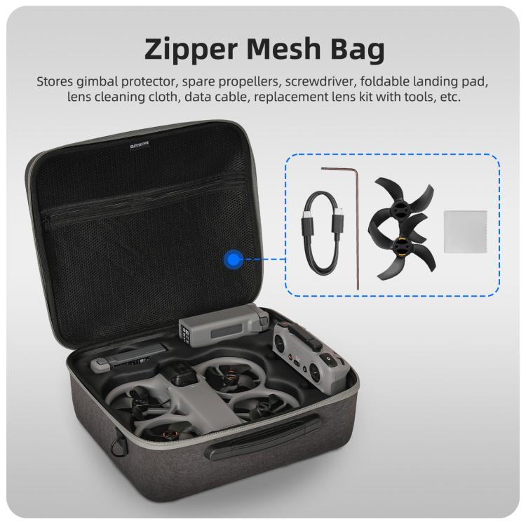 Bolsa de transporte rígida Sunnylife para DJI Avata — imagen 12