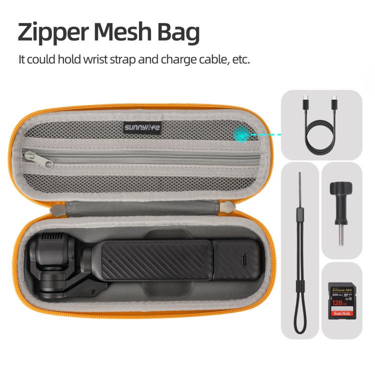 Bolsa organizadora estándar Sunnylife Colorful Protective Organizador para DJI Osmo Pocket 4 (negra) — imagen 7