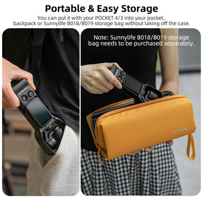 Carcasa protectora Sunnylife para disparos instantáneos, colorida, para cámara / 3 para DJI Osmo Pocket 4 (rosa) — imagen 15