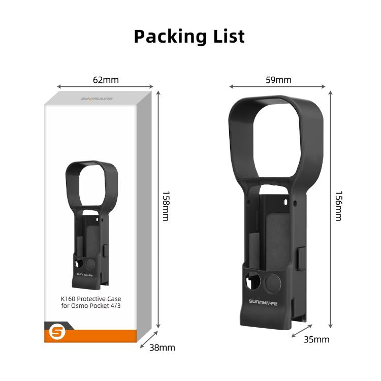 Carcasa protectora Sunnylife para disparos instantáneos, colorida para DJI Osmo Pocket 4 (azul cielo) — imagen 18