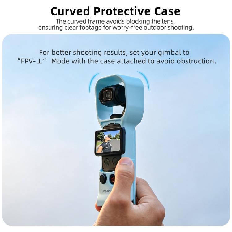 Carcasa protectora Sunnylife para disparos instantáneos, colorida para DJI Osmo Pocket 4 (Amarillo) — imagen 9