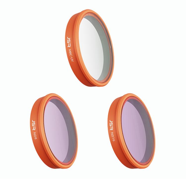 Filtro para lente de cámara JSR KO Serie, Filtro: 3 en 1 UV ND8/16 para DJI Osmo Action 6