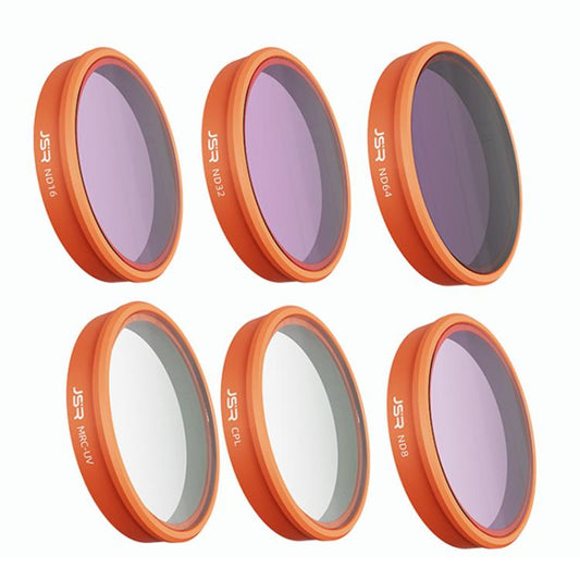 Filtro para lente de cámara JSR KO Serie, Filtro: 6 en 1 ND8-64 UV CPL para DJI Osmo Action 6