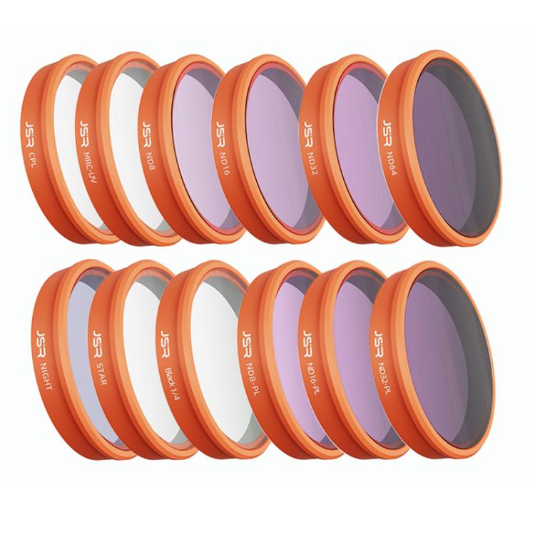 Filtro para lente de cámara JSR KO Serie, Filtro: Filtro mixto 12 en 1 para DJI Osmo Action 6