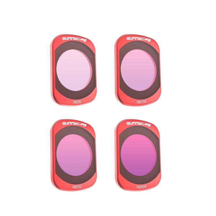 Filtro magnético de metal Sunnylife para lente de cámara, Filtro: 4 en 1 ND8/16/32/64 para DJI Osmo Pocket 3