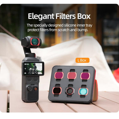 Filtro magnético de metal Sunnylife para lente de cámara, Filtro: ND16 para DJI Osmo Pocket 3 — imagen 12