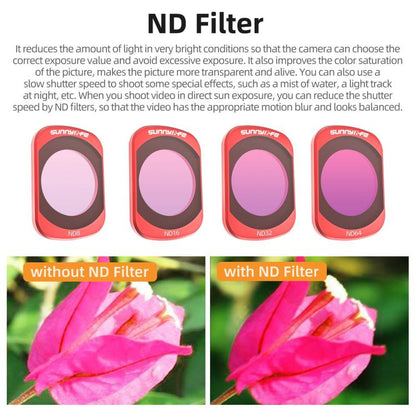 Filtro magnético de metal Sunnylife para lente de cámara, Filtro: ND8 para DJI Osmo Pocket 3 — imagen 15