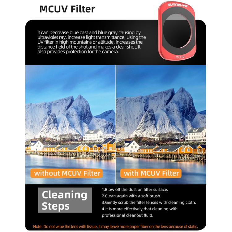 Filtro magnético de metal Sunnylife para lente de cámara, Filtro: 6 en 1 UV CPL ND8-64 para DJI Osmo Pocket 3 — imagen 20