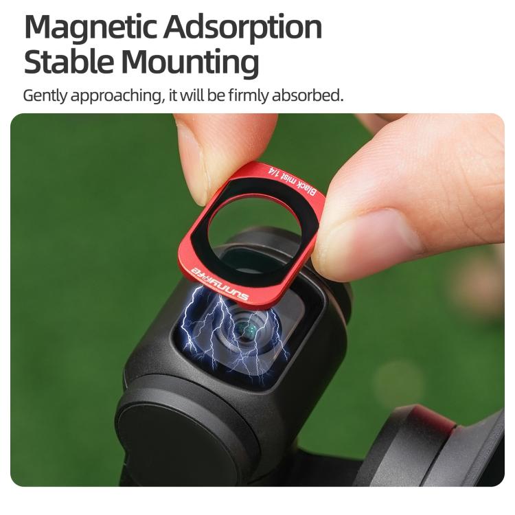 Filtro magnético de metal Sunnylife para lente de cámara, Filtro: Juego de filtros de sombra 3 en 1 para DJI Osmo Pocket 3 —…