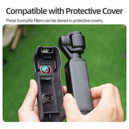 Filtro magnético de metal Sunnylife para lente de cámara, Filtro: ND8 para DJI Osmo Pocket 3 — imagen 9