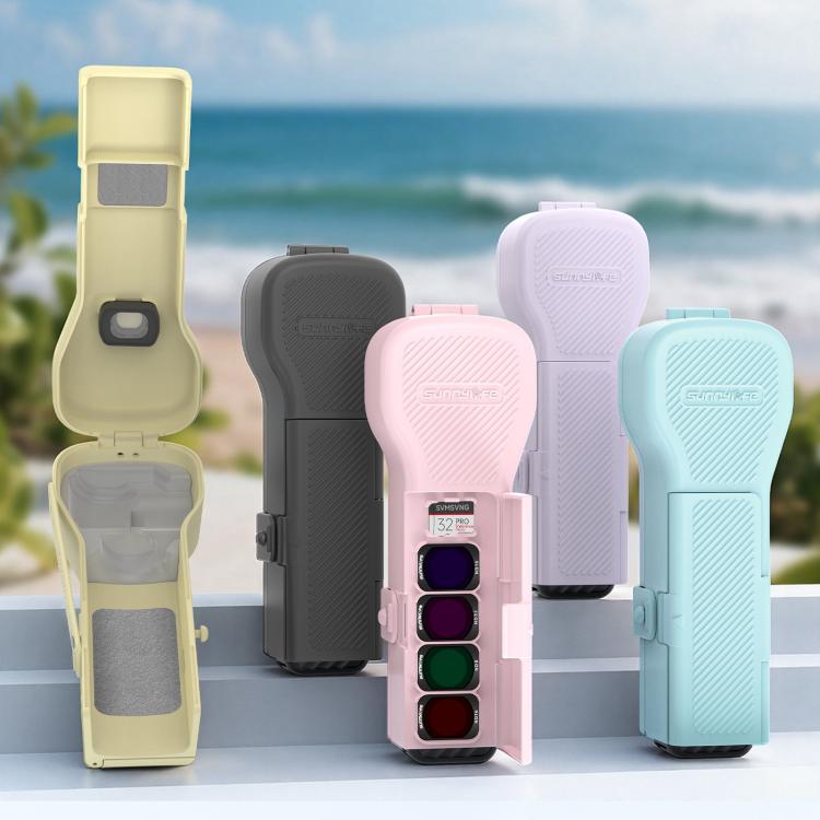 Funda protectora colorida Sunnylife, carcasa protectora para cámara con estabilizador y caja de almacenamiento para filtro p…
