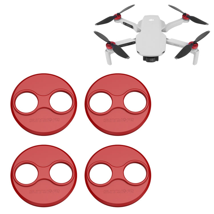 Cubierta Sunnylife Polvo impermeable al aluminio del motor para DJI Mavic Mini / Mini 3 Pro / Mini SE (rojo) para DJI DJI Ma…