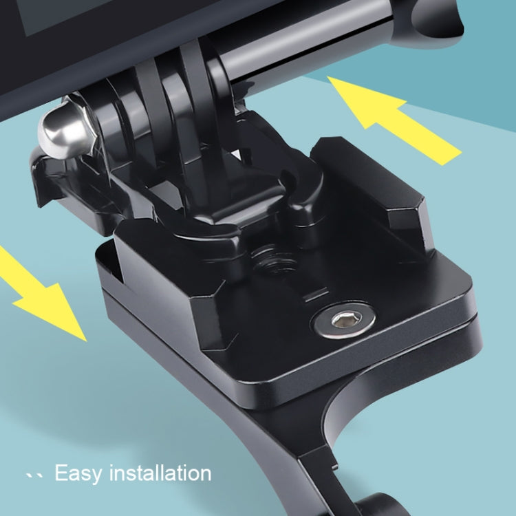 Soporte RUIGPRO para teléfono de aleación para manillar de motocicleta para cámaras GoPro HERO9 Black / HERO8 Black / 7/6/5,…
