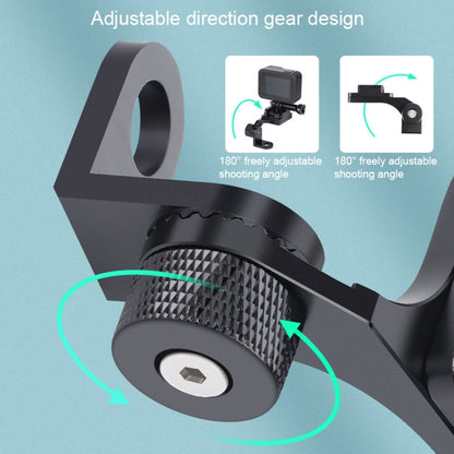 Soporte RUIGPRO para teléfono de aleación para manillar de motocicleta para GoPro HERO9 Black / HERO8 Black / 7/6/5, Insta36…