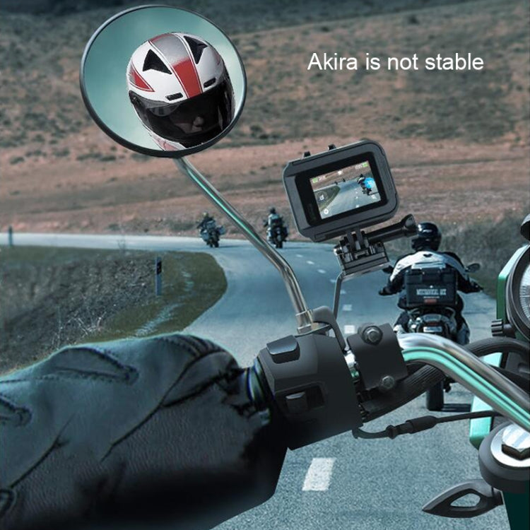 Soporte RUIGPRO para teléfono de aleación para manillar de motocicleta para cámaras GoPro HERO9 Black / HERO8 Black / 7/6/5,…