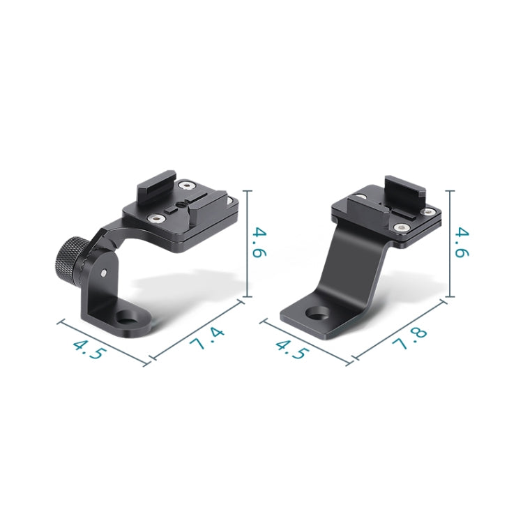 Soporte RUIGPRO para teléfono de aleación para manillar de motocicleta para cámara deportiva GoPro / Insta360 / OSMO (azul)……