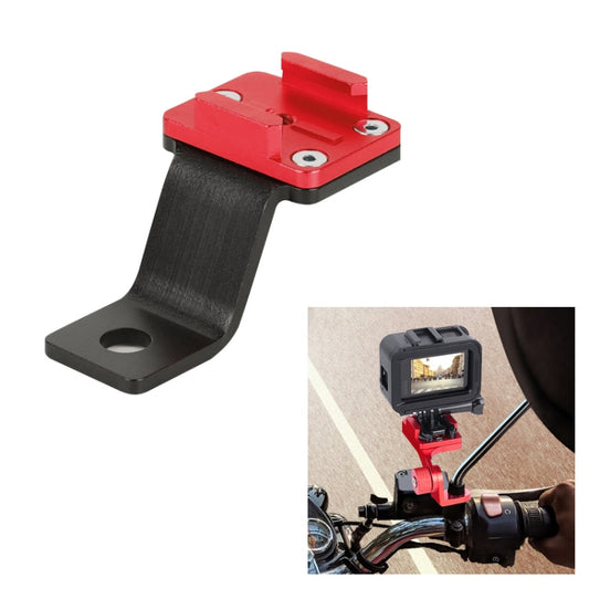 Soporte de teléfono de aleación RUIGPRO para manillar de motocicleta para cámara deportiva GoPro / Insta360 / OSMO (rojo) pa…